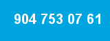 904 753 07 61